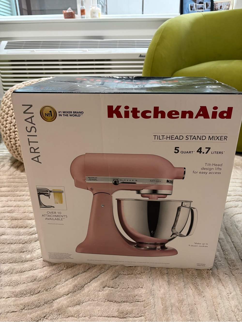 KitchenAid Pink Artisan Tilt-Head Stand Mixer
